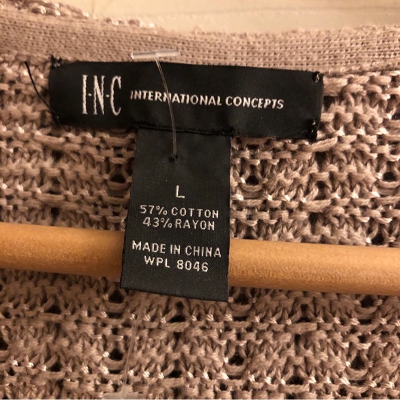 Inc sweater topper sleeveless. Boho style - Picture 2 of 5